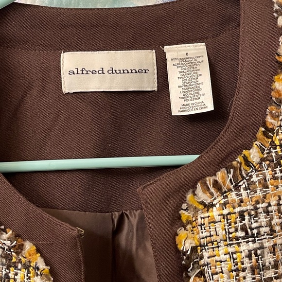 Alfred Dunner Tweed blazer size 8 - Picture 7 of 8